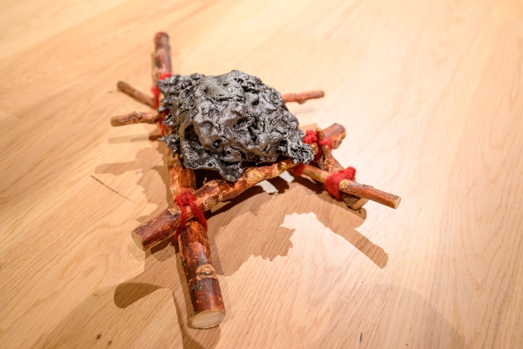 She ran hot Spell Two Placeholder detail Apricot wood wool iron